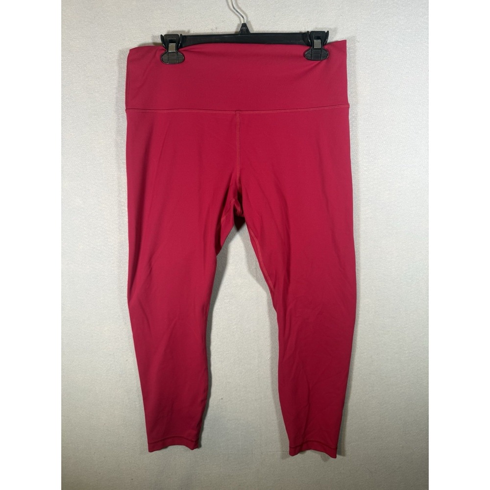 Lululemon Wunder Train High-Rise Ankle 25" Magenta Smoke Size 14 LW5CQDS